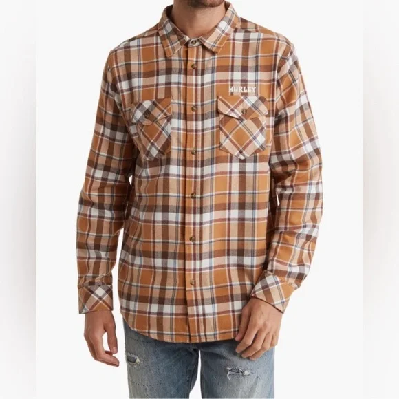 HURLEY ROAD TO NOWHERE FLANNEL SHIRT - Picture 1 of 1